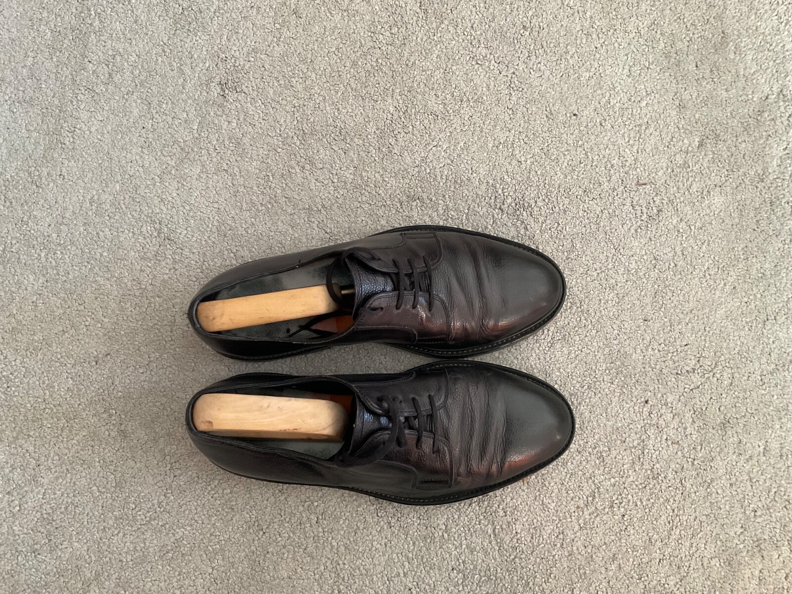 SAOLA Paul smith made in Italy derby nero nuovo suola rossa dainite taglia 9 uk