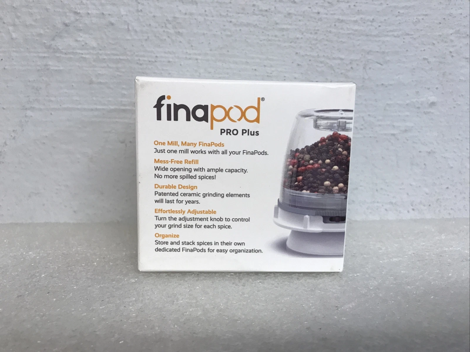 FinaMill Finapod Pro Plus Spice Grinder Container Attachment New Sealed