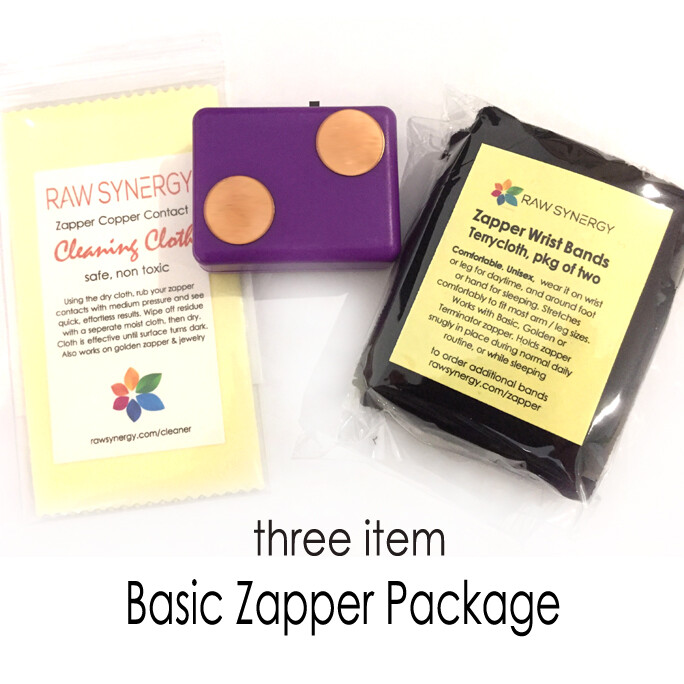 Basic Zapper PKG Clean Cloth Wrist Bands Kill Parasites Viru