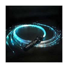 Fiber Optic Whip, LED Fiber Optic Dance Whips - 360 Swivel Pixel Rave Whip