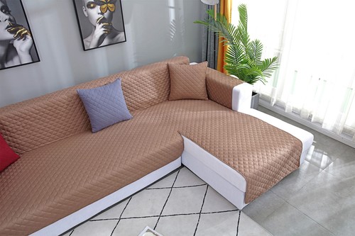 L-Shape Sofa Slipcover Sectional Removable Cover Waterproof Pet Couch Protector - Picture 24 of 58