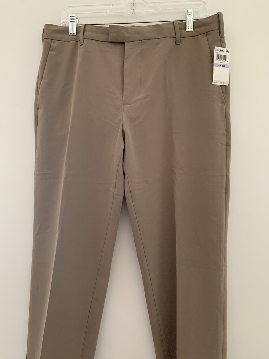 Mens Van Heusen Flex Straight-Fit Premium No-Iron 32 x 32 Khaki Brown Pants NWT Mens Van Heusen Flex Straight-Fit Premium No-Iron 32 x 32 Khaki Brown Pants NWT