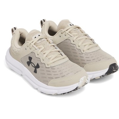 Under Armour 3026175 Men's Charged Assert 10 Running Shoes, Khaki Base, Size 8