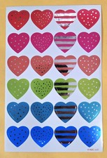 Valentine's Day/ Love/ Heart Sticker Sheet