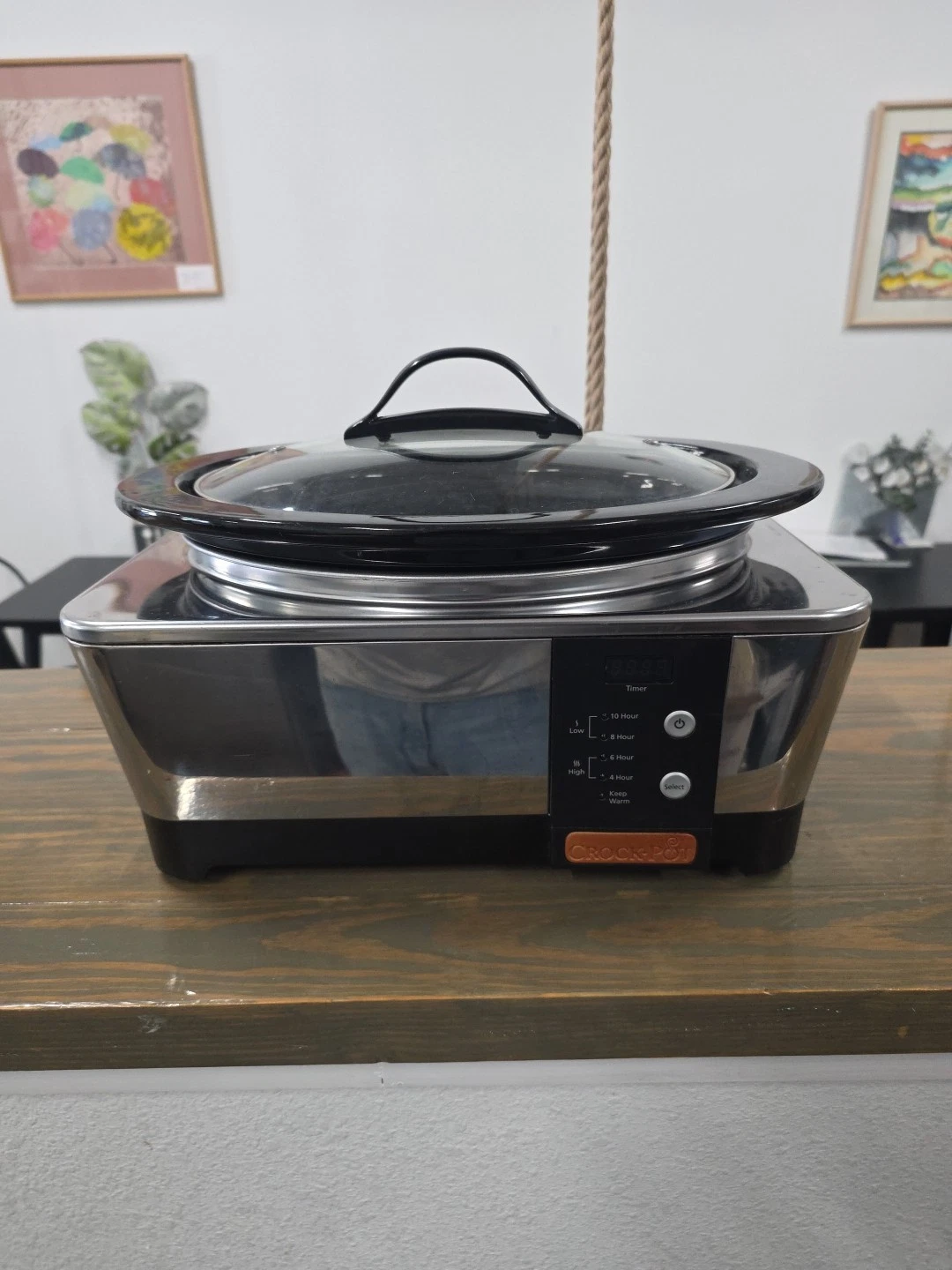 Crock Pot Model SCCPTP600-P Stainless Slow Cooker Tested Works