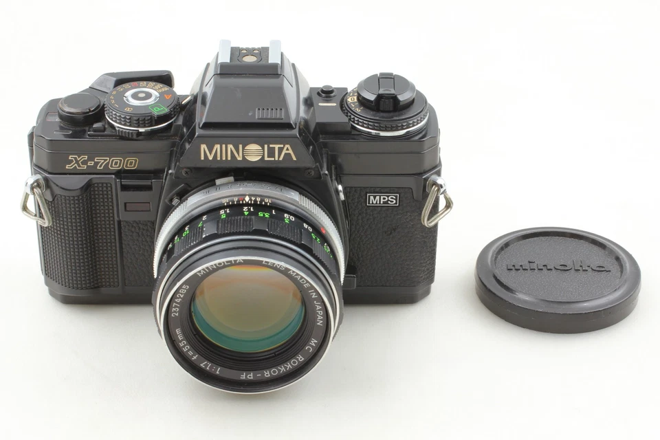 [Casi COMO NUEVA] MINOLTA Nueva cámara fotográfica X-700 35 mm MC PF 55 mm f/1,7 lente de JAPÓN Foto 2 de 4