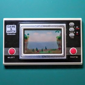 Nintendo Game & Watch Turtle Bridge TL-28 Wide Screen Tested
