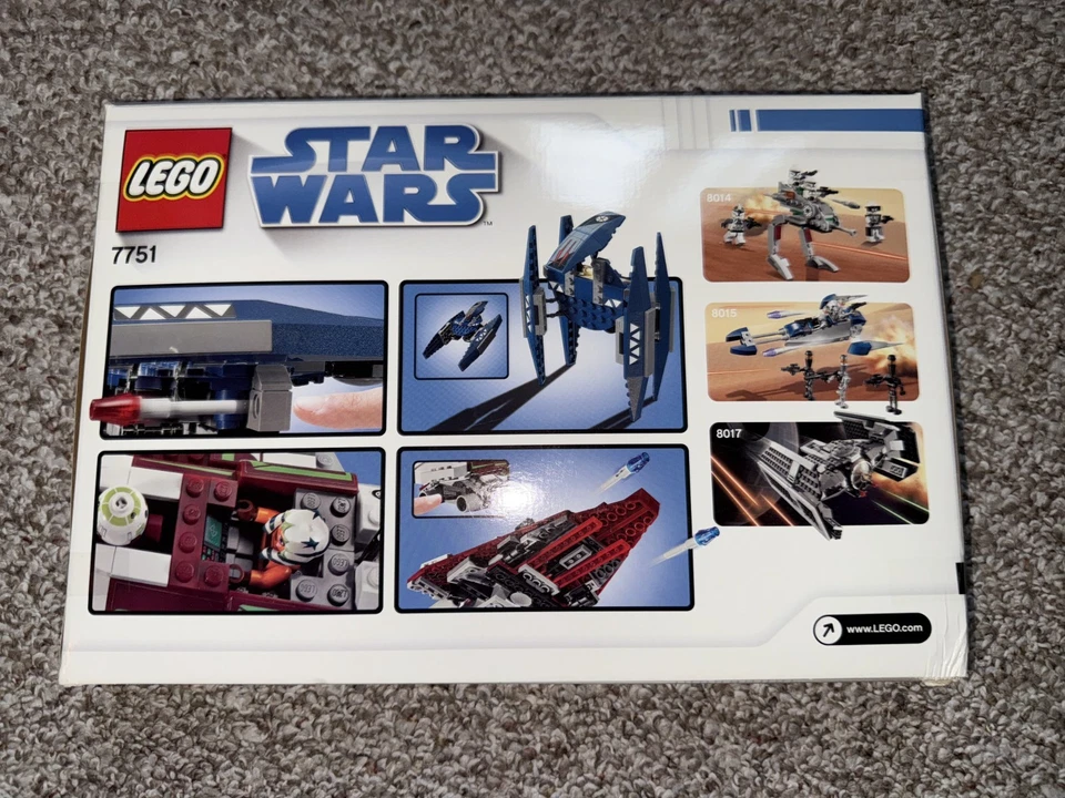 LEGO Star Wars: Ahsoka's Starfighter and Vulture Droid 7751 Nuevo en Caja Ropa de Estante Foto 4 de 4