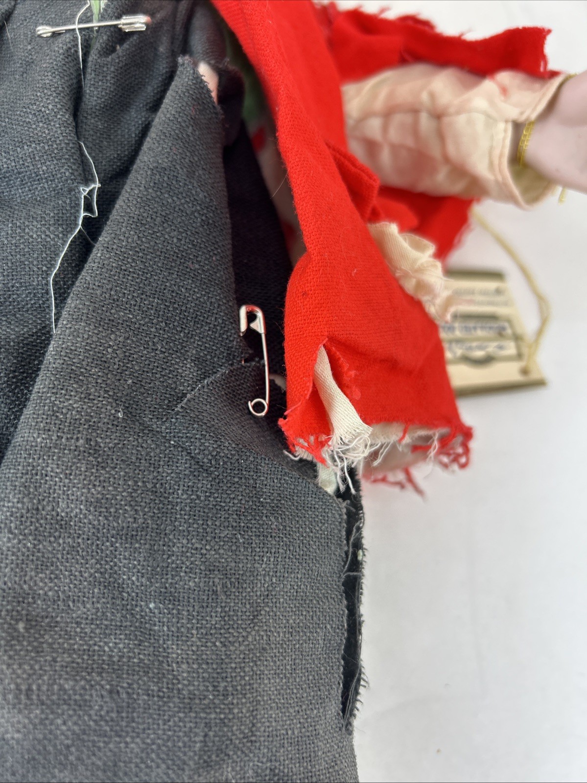 VTG EMMETT KELLY JR WEARY WILLIE CLOWN ARTICULATED DOLL RARE SIMSON Tag 16”