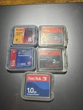 Lot of 5 SanDisk, Kodak, Efilm  CompactFlash ...