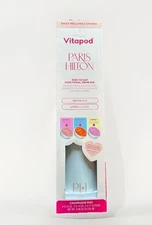Paris Hilton Vitapod Wellness Bottle 6 Beauty, Hydration Pods 22oz Champagne