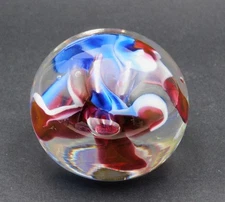 AUSTRALIAN STUDIO Art Glass **PAULINE DELANEY** PAPERWEIGHT - Signed - Exc