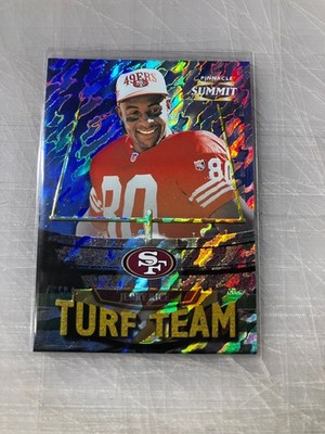 1996 Pinnacle Summit Jerry Rice Turf Team 280/500 49ers Football Card PSTT15
