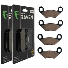 2 Kit plaquettes frein Av Ga et Av Dr Pour Polaris Outlaw 500  de 2006 à 2007