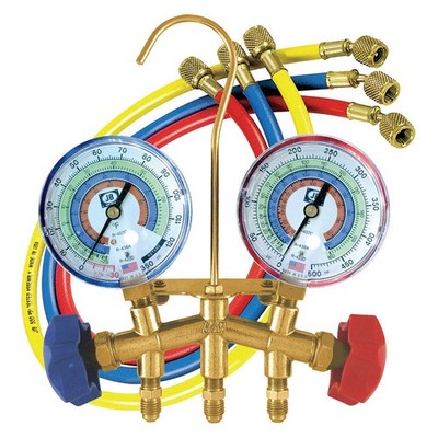 JB INDUSTRIES M2-22831 Manifold Gauge Kit,5 ft L,3 1/8 in Gauge 20HK13