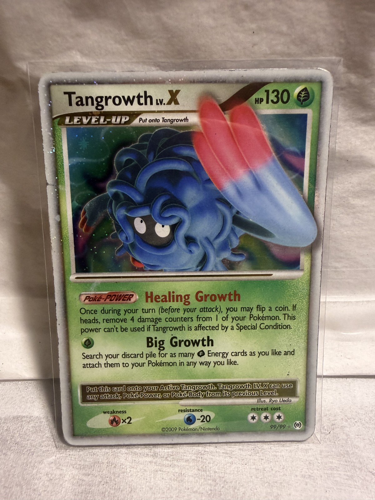 Tangrowth LV. X 99/99 Platinum Arceus Ultra Rare Holo Pokemon Card HP