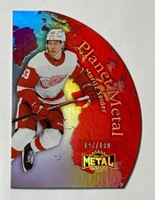2021-22 Skybox Metal Universe Planet Metal Platinum #’d 127/199 Moritz Seider RC