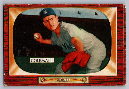 Jerry Coleman #99 1955 Bowman card