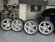 OEM Porsche 911 997 Carrera S 19" Lobster Claw Wheels BBS Set of 4 w/ Caps