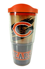 Chicago Bears Cup Tervis Official NFL 24oz Travel Tumbler with Lid