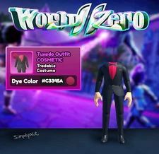 World Zero Costume - Tux 1 #C3345A (Red)