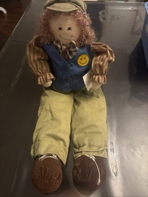 Vintage Doll Create-A-Craft Walmart Associate Worker Employee Shelf Sitter Male