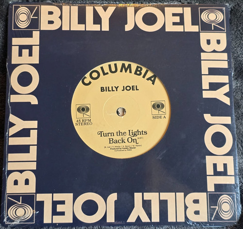 Billy Joel Turn THE Lights Back ON Sealed 7" 2024 Rare Numbered prezzo ebay