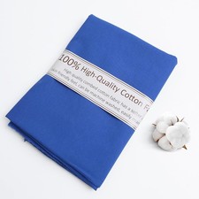 FFPDYBEST Royal Blue Cotton Fabric, Natural 100 5 Yards,