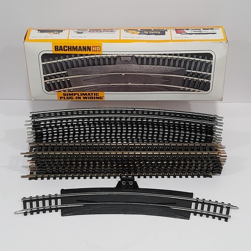 Juego de vías Bachmann calibre HO #44-2770 cableado enchufable simplimático 20 piezas con caja | Zustand: Used