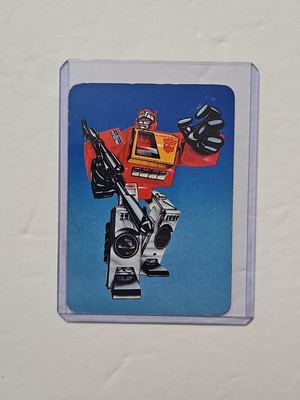1985 Hasbro  Transformers Series 1 #19 BLASTER -  ACTION CARDS Great Condition 