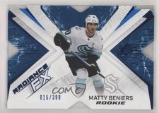 2022-23 SPx Radiance F/X Rookies Blue 15/399 Matty Beniers #RFX-84 12cy
