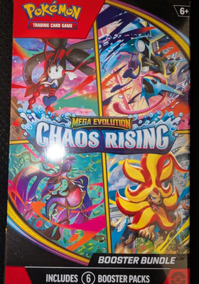 Pokemon TCG Mega Evolution Chaos Rising Booster Bundle |BRAND NEW SEALED