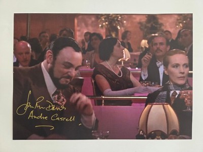 JOHN RHYS DAVIES [VICTOR VICTORIA] Ultra Rare Foto Autogramm!