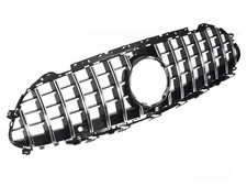 Kühlergrill Passend für Mercedes CLS C257 2018-2023 Sportgrill Schwarz Chrom