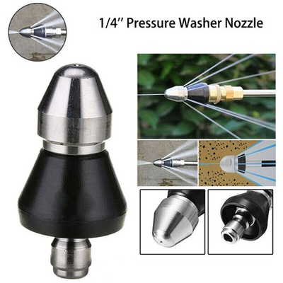 #ad 1 4 High Pressure Drain Nozzle Sewer Pipe Cleaner Pressure Washer Cleaning Tools $8.87