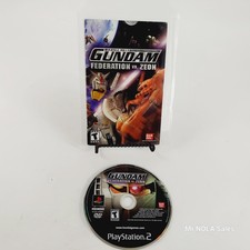 Bandai Sony PlayStation 2 Gundam Federation Vs. Zeon 2001 Disc and Manual Only