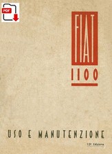 Manuale uso manutenzione istruzioni in italiano Fiat 1100 Coloniale 1948