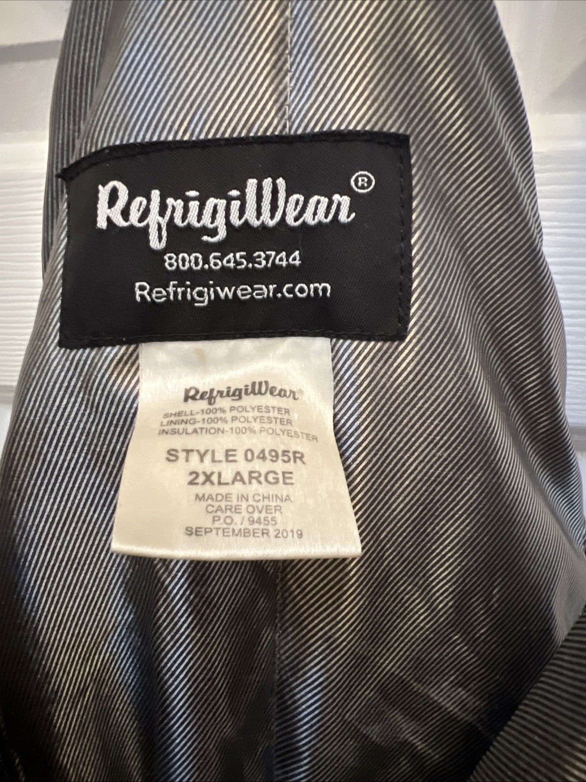 RefrigiWear Insulated Black Softshell Bin Overall… - image 17