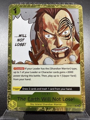 One Piece Two Legends #OP08-115 The Earth Will Not Lose!