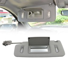 SecosAutoparts Gray Driver Side Sun Visor W/Light Fit for Chevrolet Silverado...