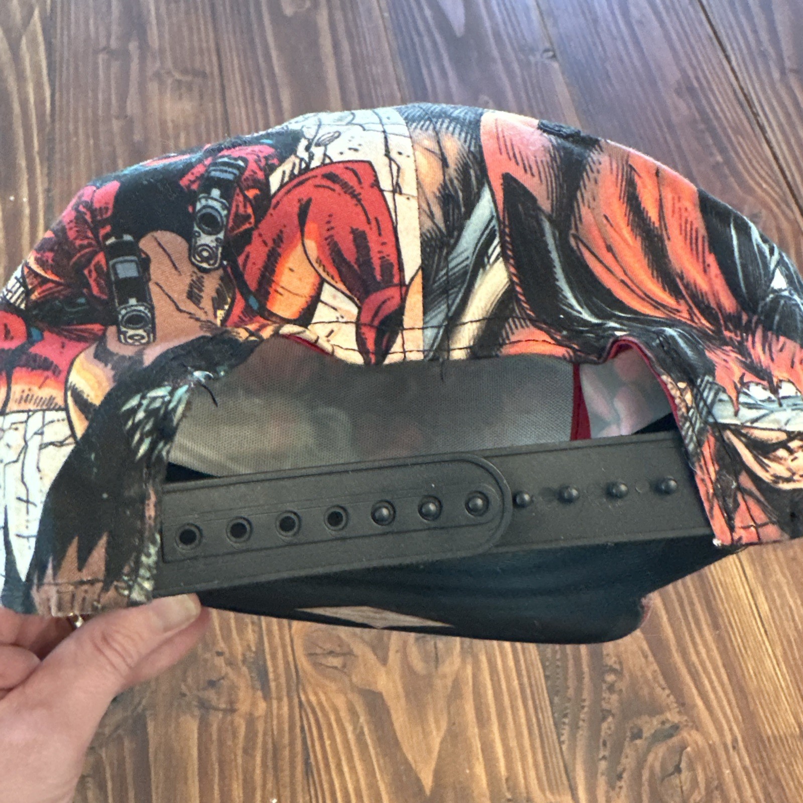 Marvel Original SnapBack Deadpool Baseball Cap - image 9