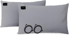 Grounding Pillowcase 2 Pack, Queen Size 20"x30" - Organic Cotton  Silver Fib...