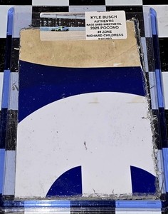 KYLE BUSCH RACE USED COMPOSITE 2025 POCONO #8 ZONE NASCAR RCR KB59