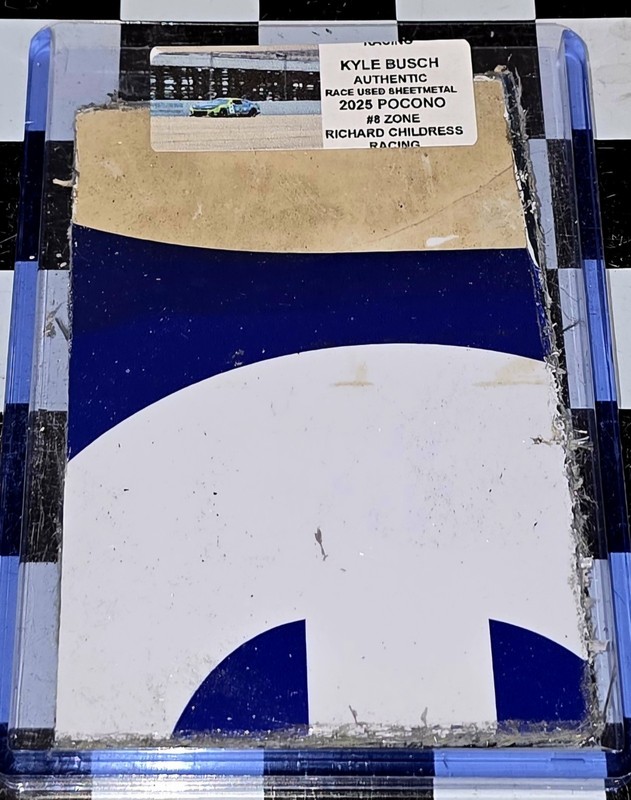 KYLE BUSCH RACE USED COMPOSITE 2025 POCONO #8 ZONE NASCAR RCR KB59
