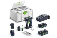 Trapano Avvitatore A Batteria Festool C 18 HPC 4,0 I-Set 577617