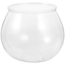Anti-fall Mini Plastic Fish Tank Clear Fish Bowl Small Aquarium UK