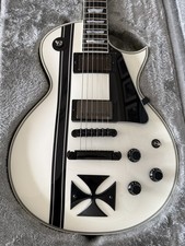 2020 ESP James Hetfield Iron Cross Snow White – Japan Custom Shop – Excellent