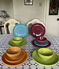 Stoneware  STACK  Dinnerware Set  in Assorted  Multi Color
