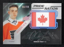 2019 SPx UD Black Pride of a Nation Rookies 80/99 Morgan Frost Patch Auto 07oy