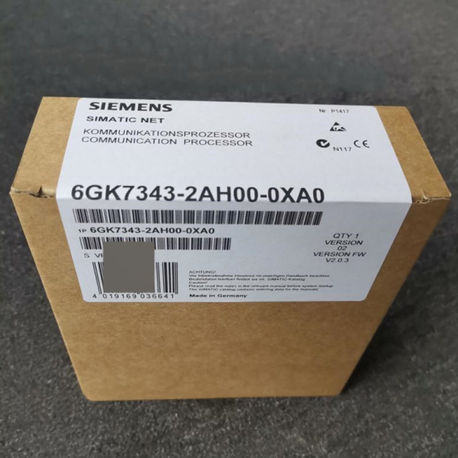 1PC NEW 6GK7 343-2AH00-0XA0 In Box One year warranty *yt